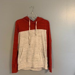 Mens long sleeve with hoodie